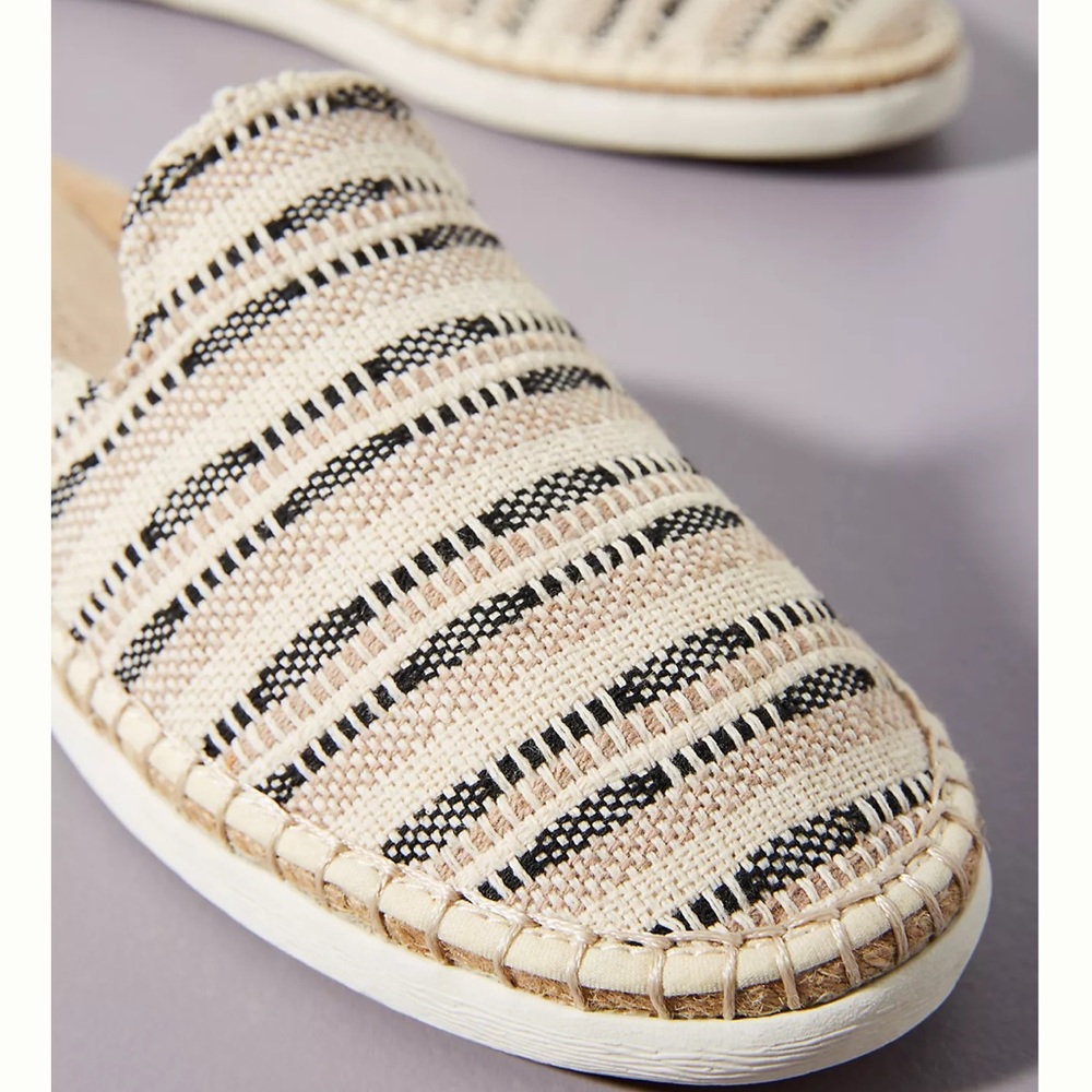 Anthropologie SeeVees Ocean Park Espadrille Slides - Picture 3 of 11